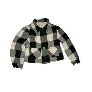 Max Studio Kids Sherpa Plaid Shacket